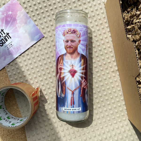 Saint Ben Stokes Prayer Candle