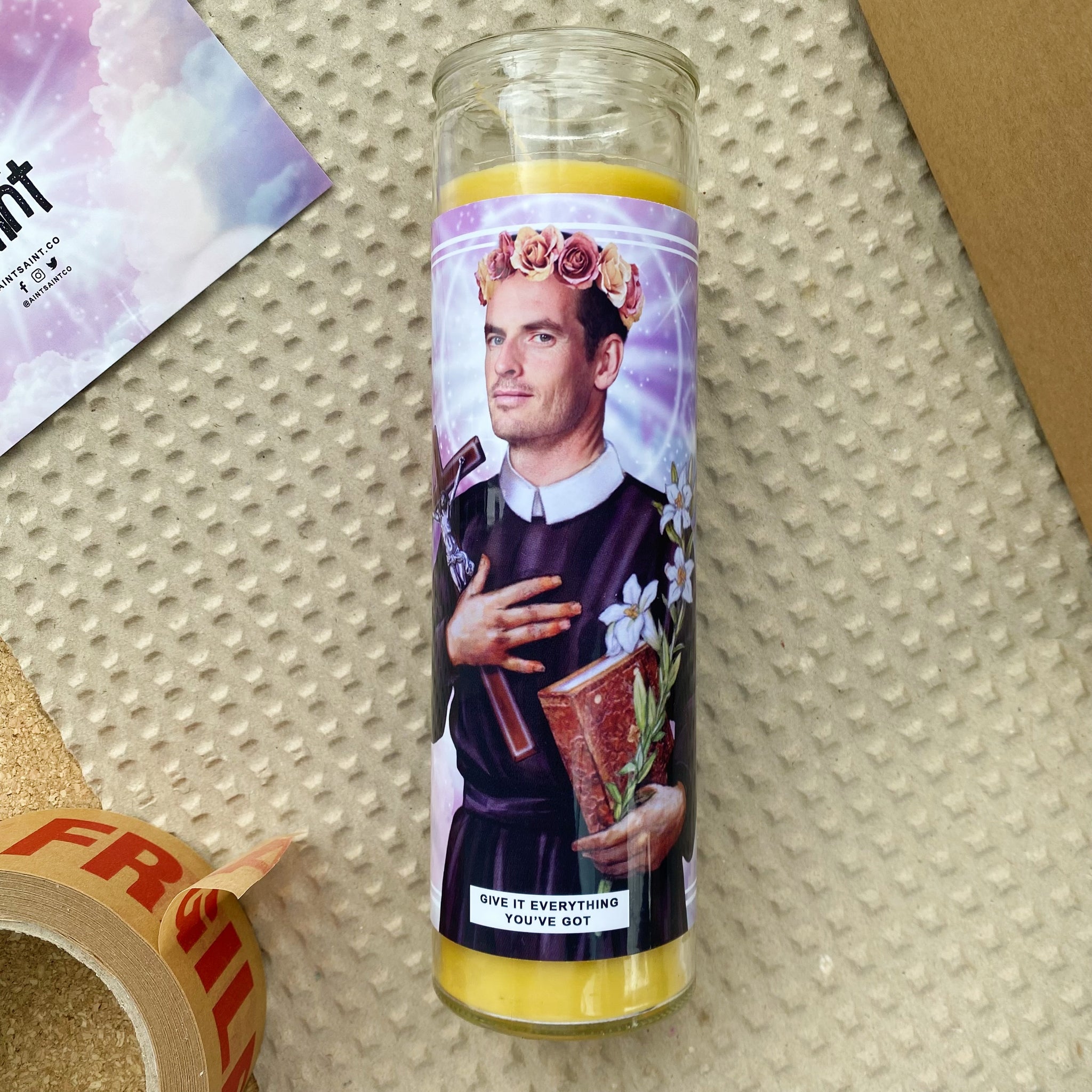 Saint Andy Murray Prayer Candle