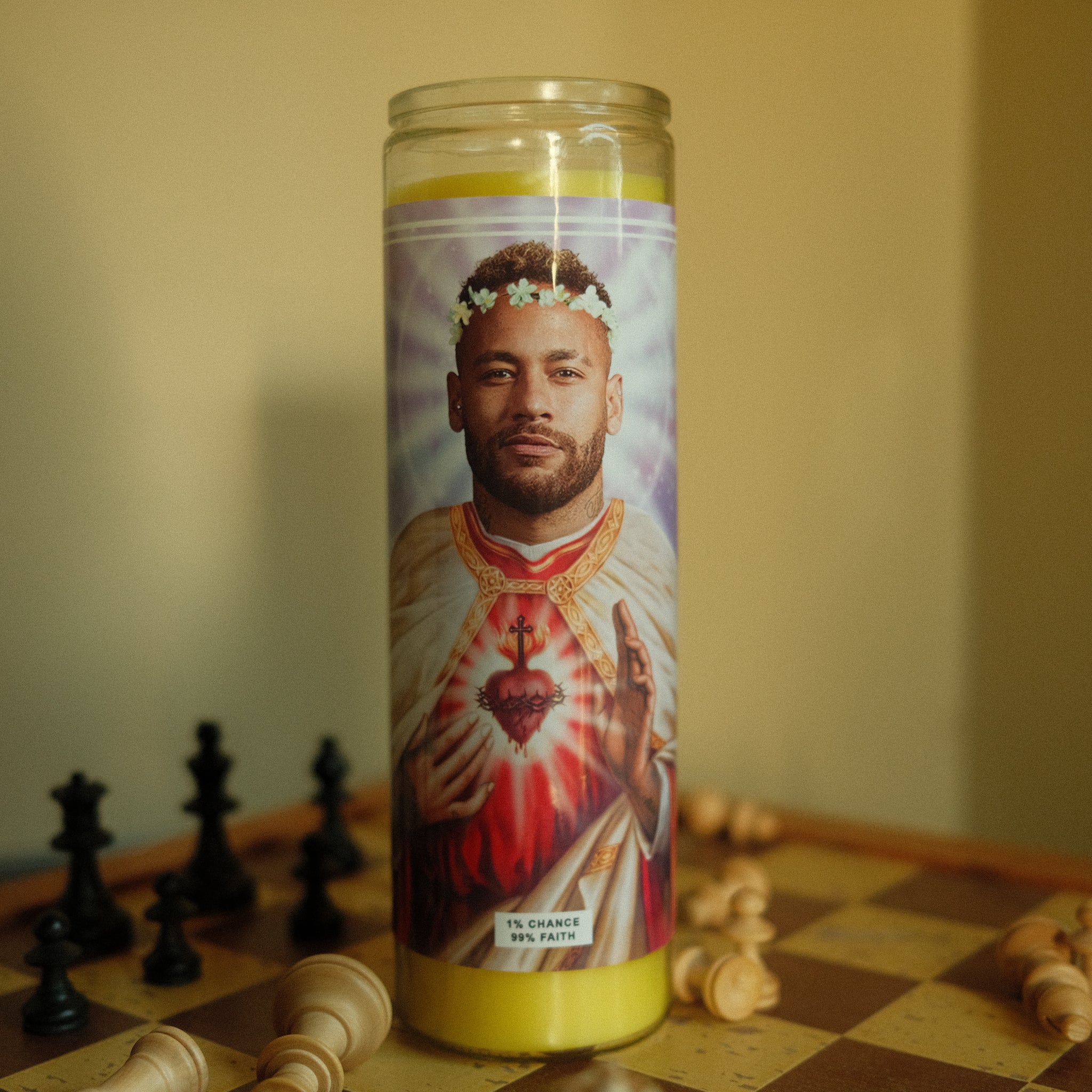 Saint Neymar Prayer Candle