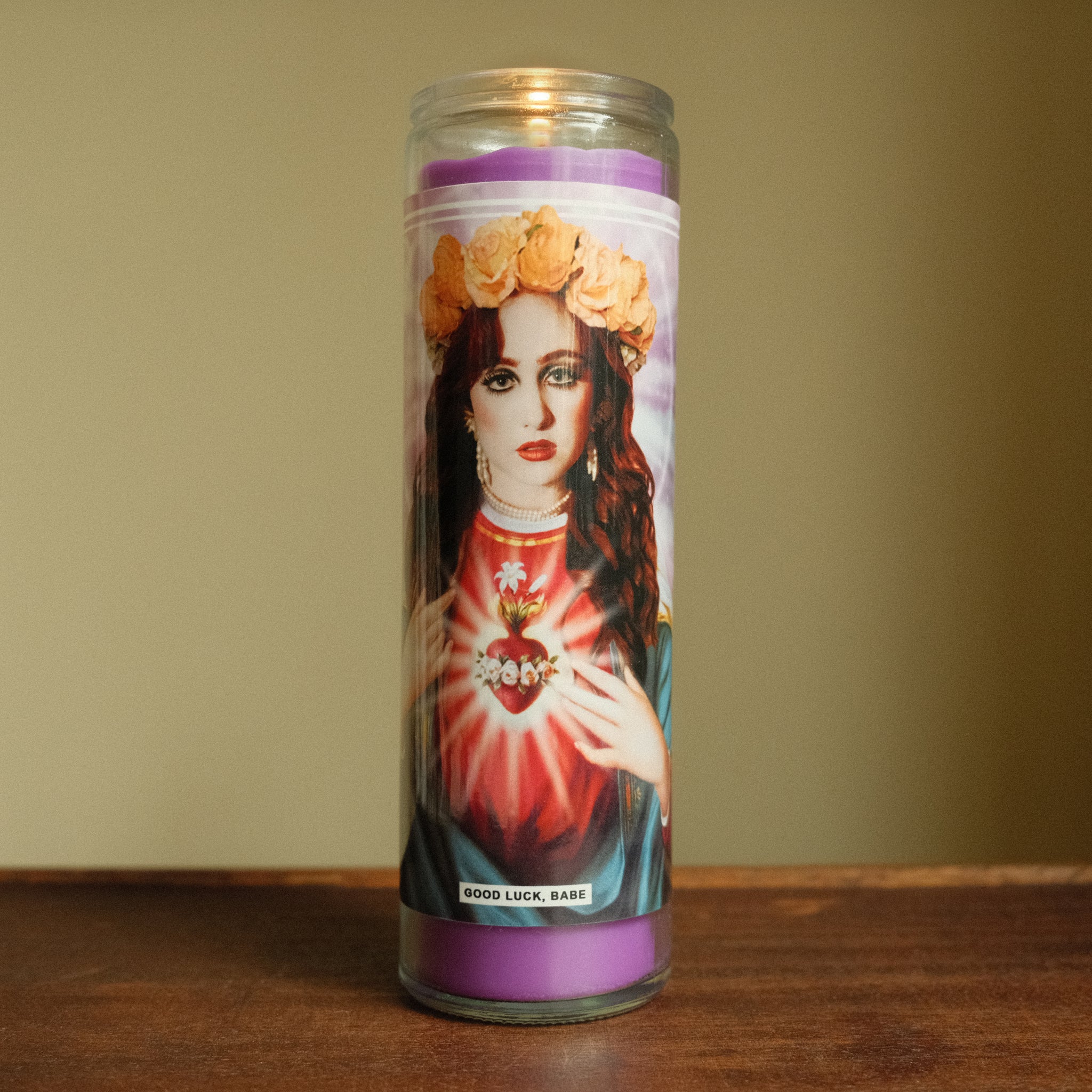 Saint Chappell Roan Prayer Candle
