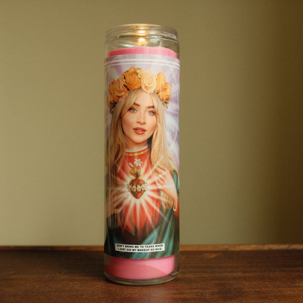 Saint Sabrina Carpenter Prayer Candle