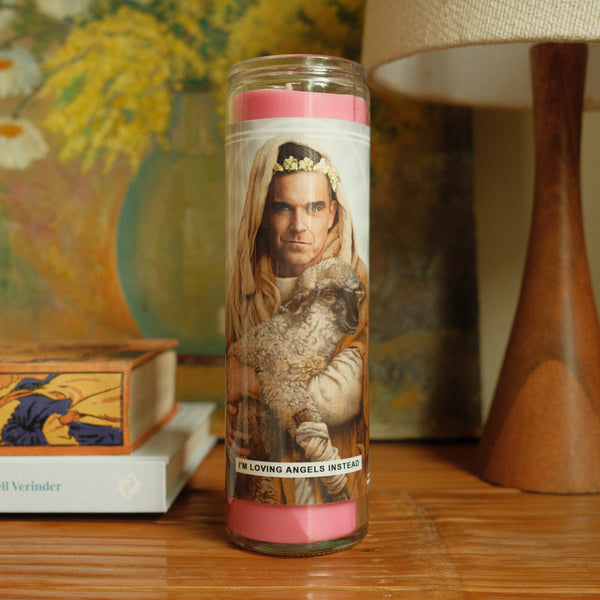 Saint Robbie Williams Prayer Candle