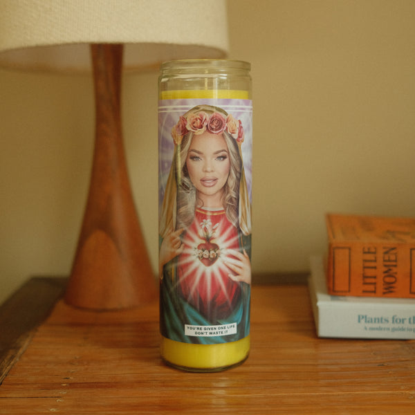 Saint Trisha Paytas Prayer Candle