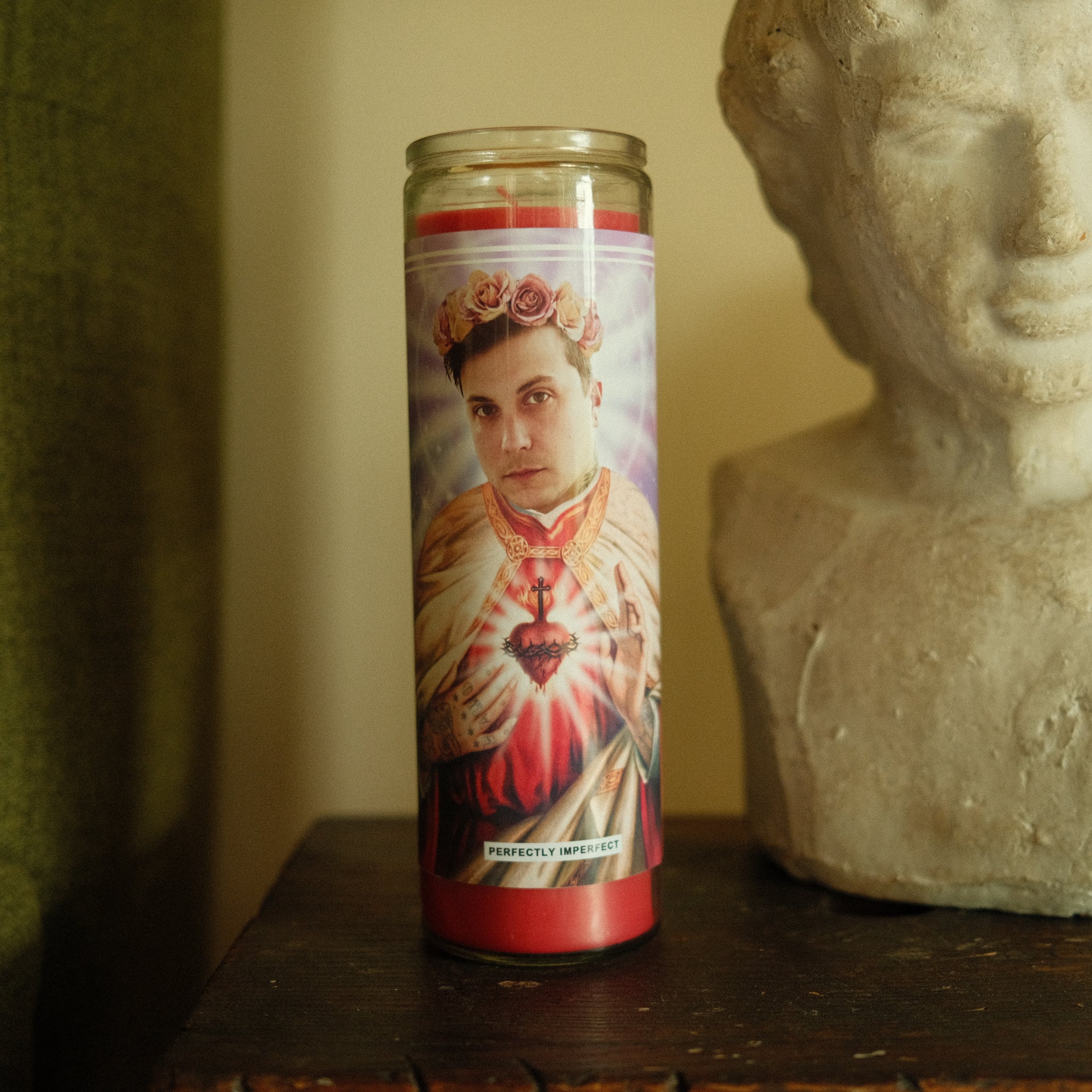 Saint Frank Iero Prayer Candle