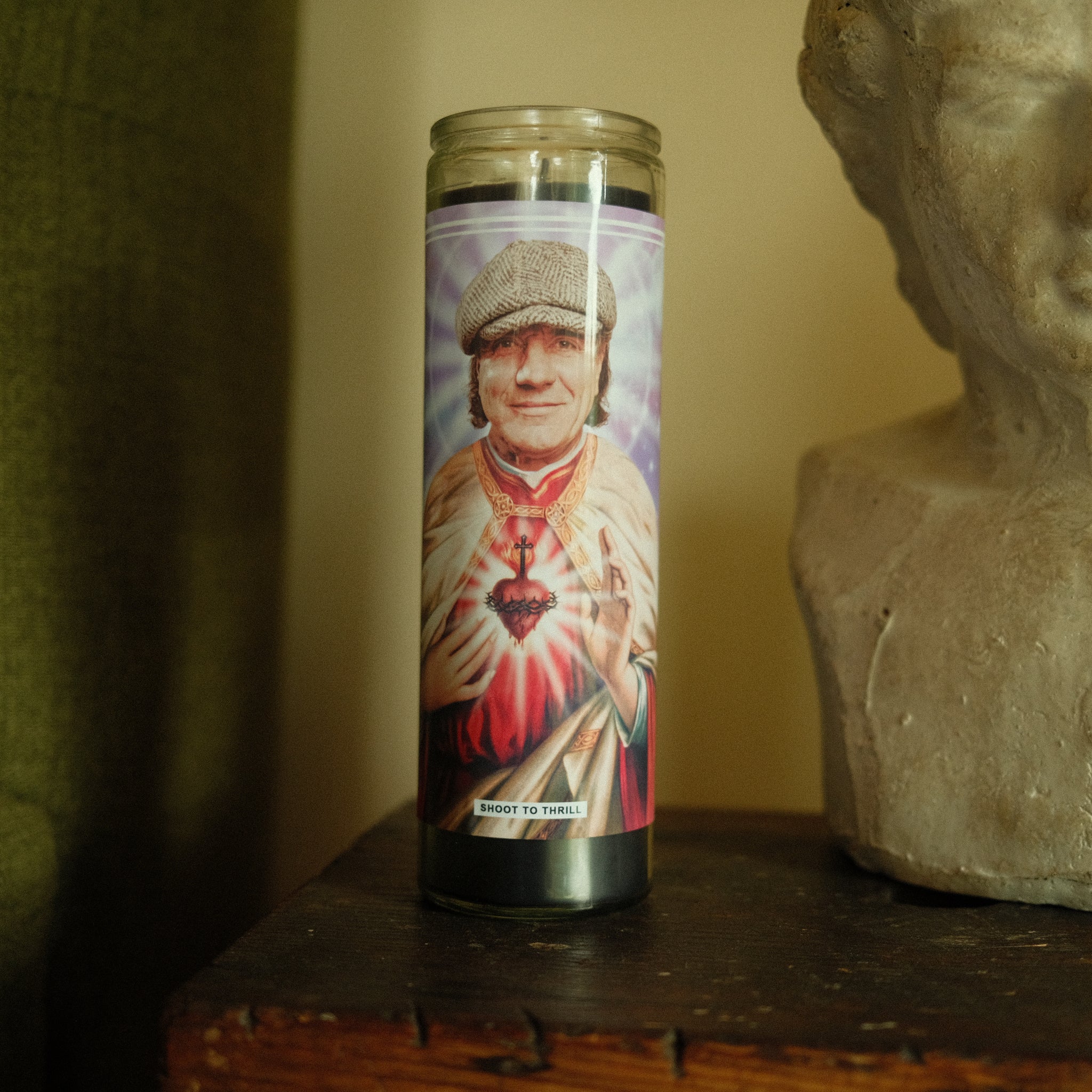 Saint Brian Johnson | AC/DC Prayer Candle