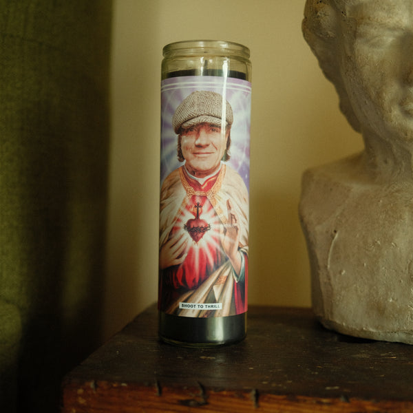 Saint Brian Johnson | AC/DC Prayer Candle