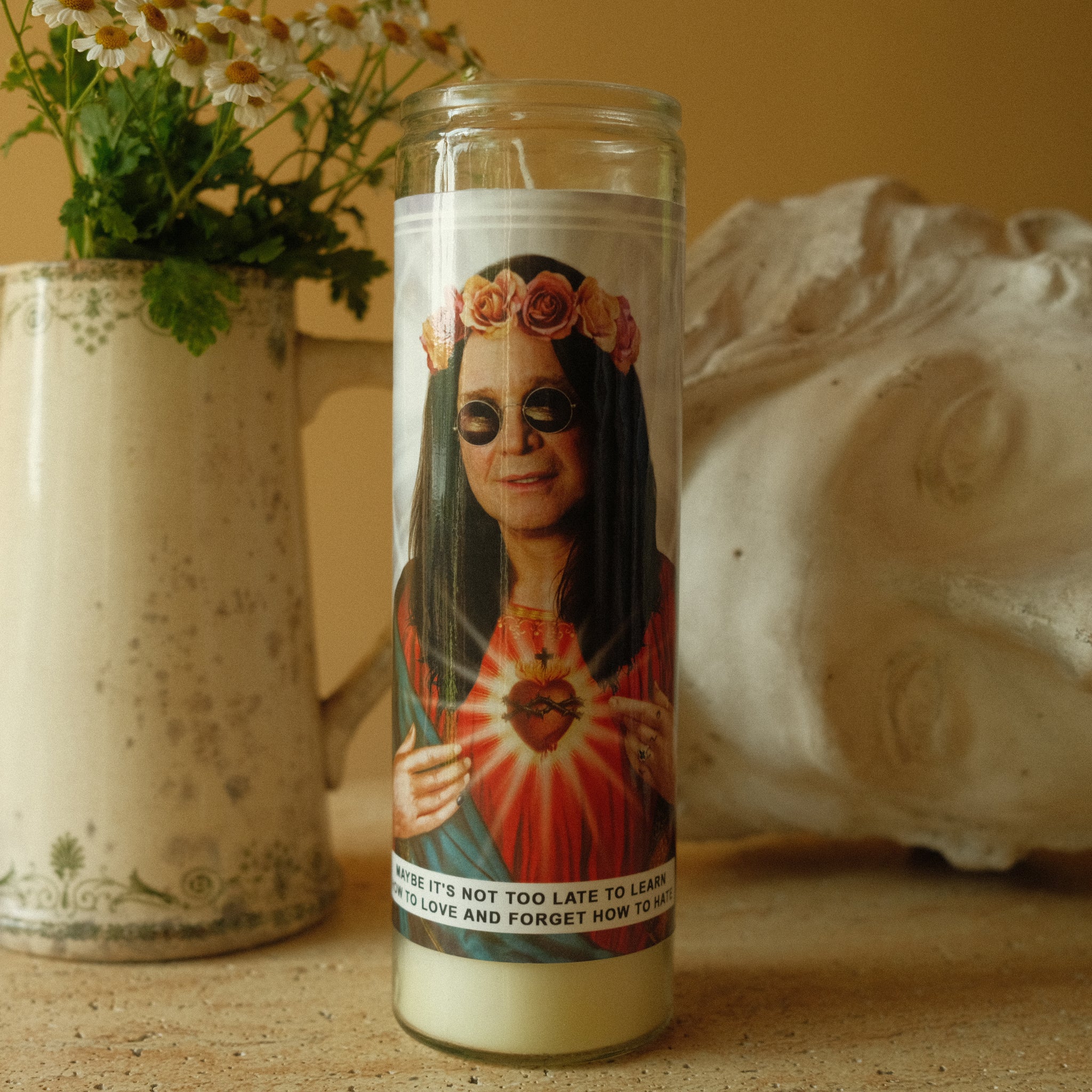 Saint Ozzy Osbourne Prayer Candle