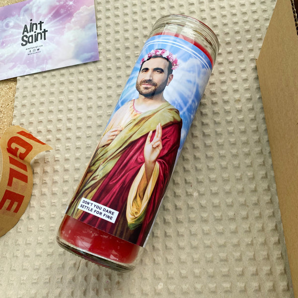Saint Roy Kent | Brett Goldstein Prayer Candle