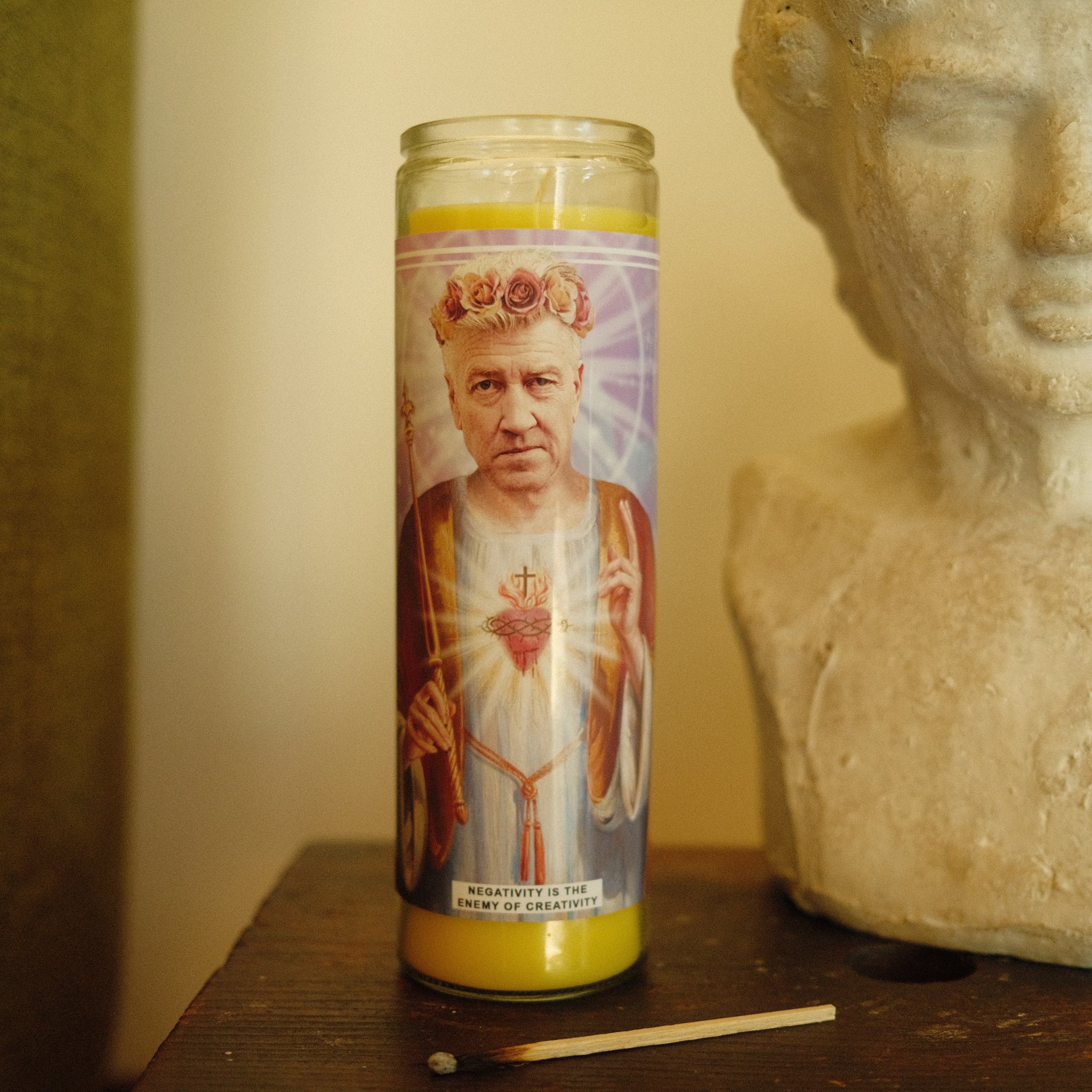 Saint David Lynch Prayer Candle