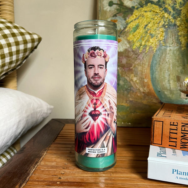 Saint Fernando Alonso | F1 Prayer Candle