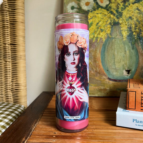 Saint Chappell Roan Prayer Candle