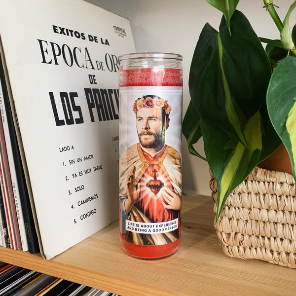 Saint Chris Hemsworth Prayer Candle