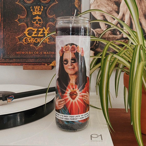 Saint Ozzy Osbourne Prayer Candle