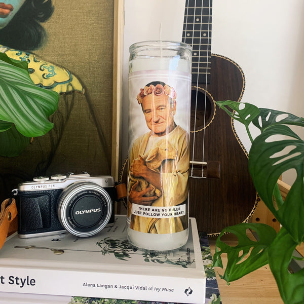 Saint Robin Williams Prayer Candle