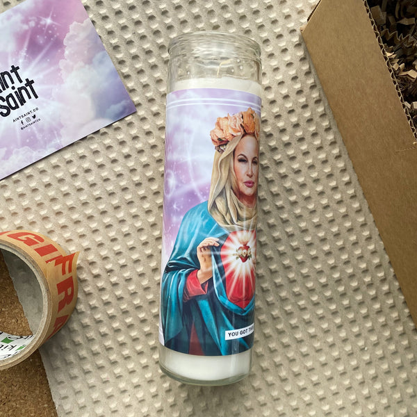 Saint Jennifer Coolidge Prayer Candle