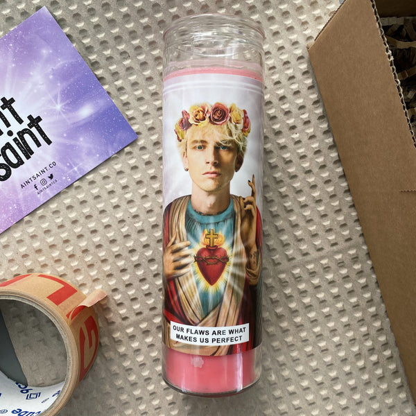 Saint Machine Gun Kelly Prayer Candle