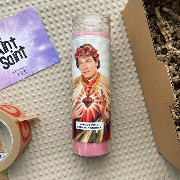 Saint Patrick Swayze | Johnny Castle | Dirty Dancing Prayer Candle