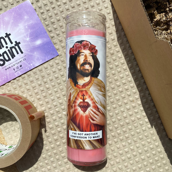 Saint Dave Grohl Prayer Candle
