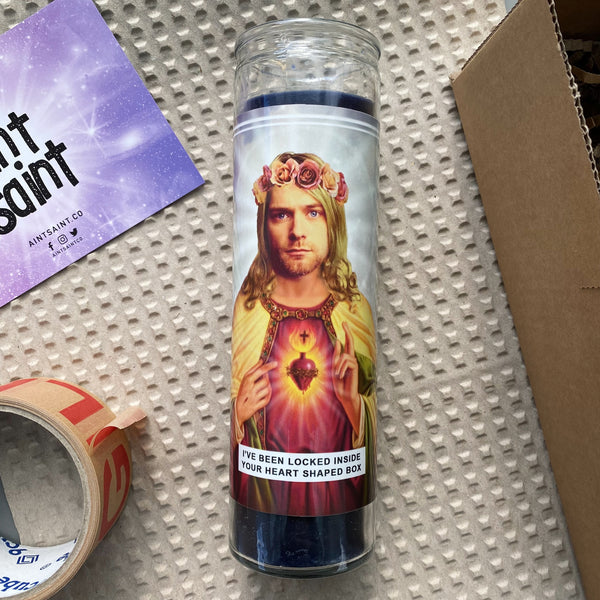 Saint Kurt Cobain Prayer Candle