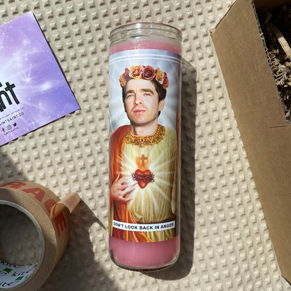 Saint Noel Gallagher Prayer Candle