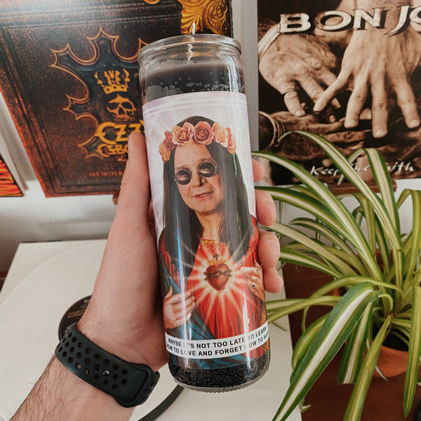 Saint Ozzy Osbourne Prayer Candle