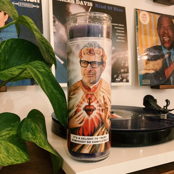 Saint Jeff Goldblum Prayer Candle
