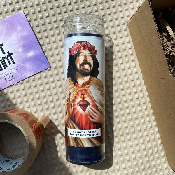 Saint Dave Grohl Prayer Candle