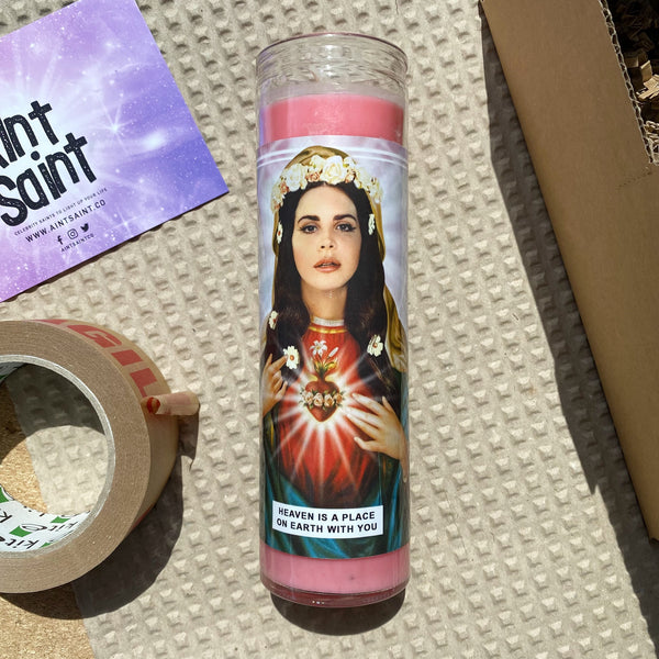 Saint Lana Del Rey Prayer Candle