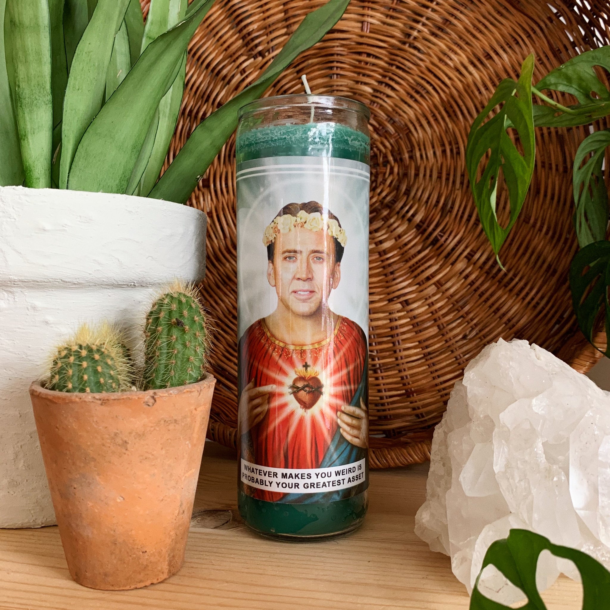 Saint Nicolas Cage Prayer Candle