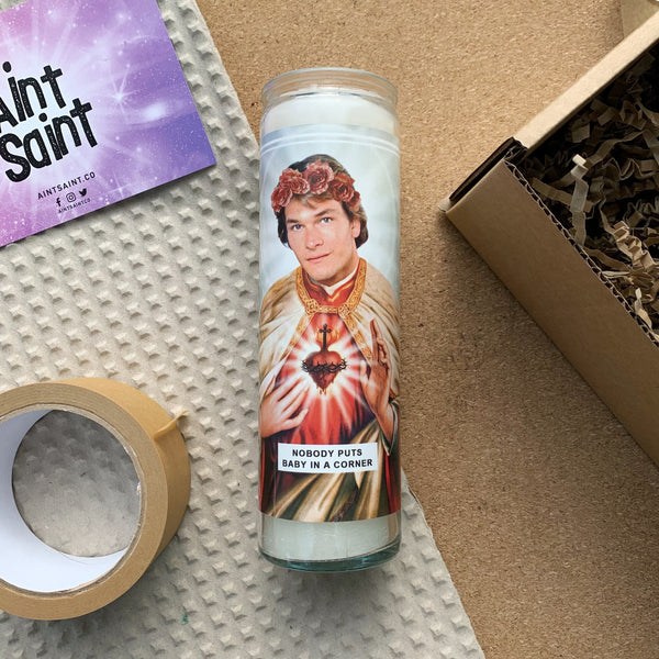 Saint Patrick Swayze | Johnny Castle | Dirty Dancing Prayer Candle