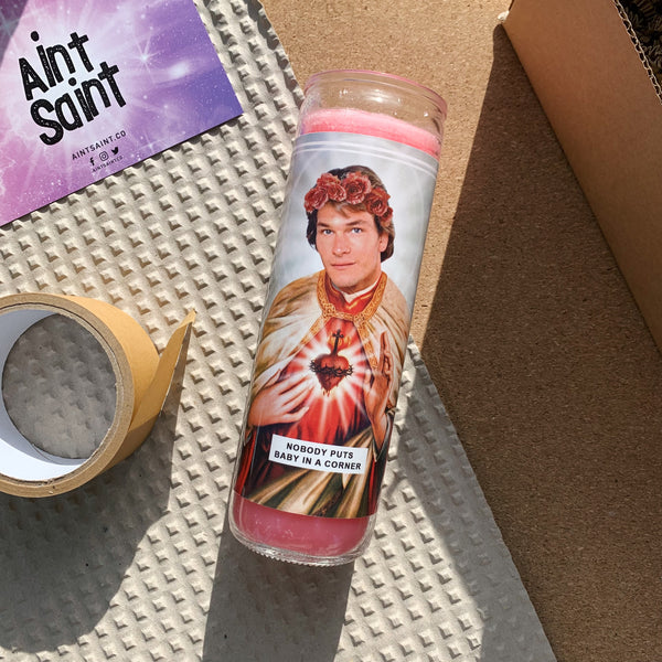 Saint Patrick Swayze | Johnny Castle | Dirty Dancing Prayer Candle