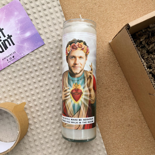 Saint Niall Horan Prayer Candle