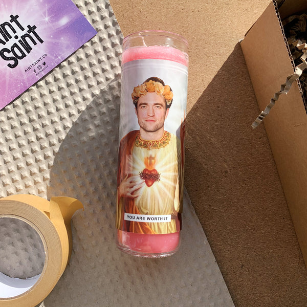 Saint Robert Pattinson Prayer Candle