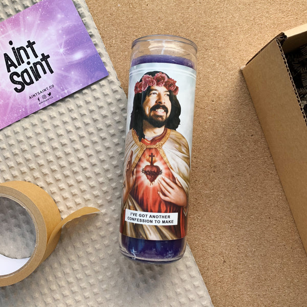 Saint Dave Grohl Prayer Candle