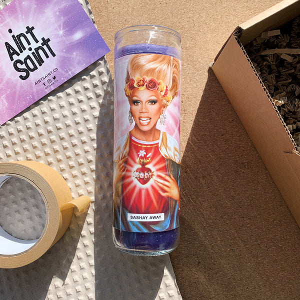 Saint RuPaul Drag Race Prayer Candle