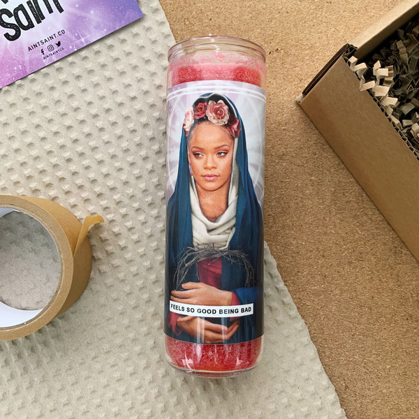 Saint Rihanna Prayer Candle