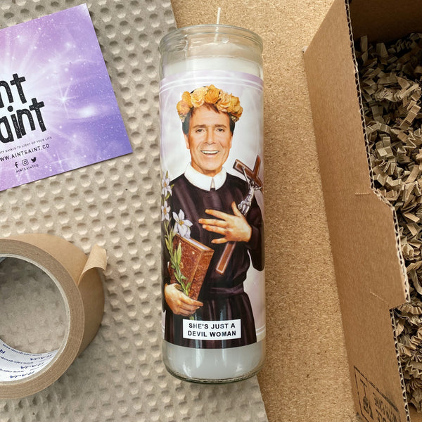 Saint Sir Cliff Richard Prayer Candle