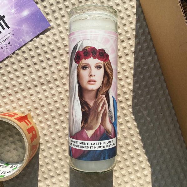Saint Adele Prayer Candle