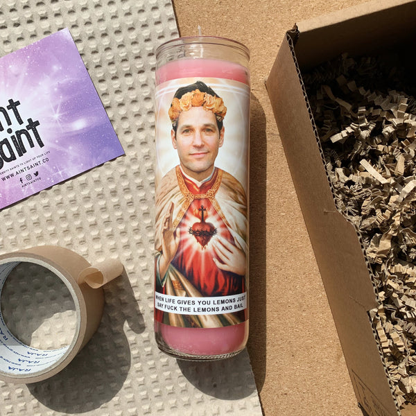 Saint Paul Rudd Prayer Candle