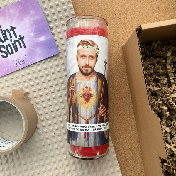 Saint Ryan Gosling Prayer Candle