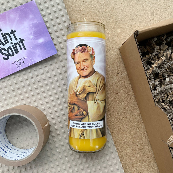 Saint Robin Williams Prayer Candle
