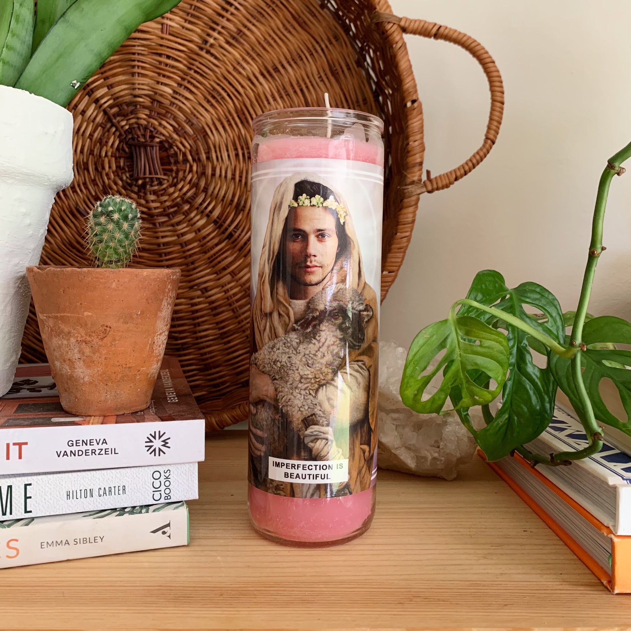 Saint Dylan O'Brien | Teen Wolf Prayer Candle