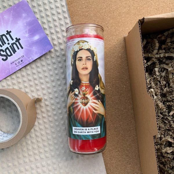 Saint Lana Del Rey Prayer Candle