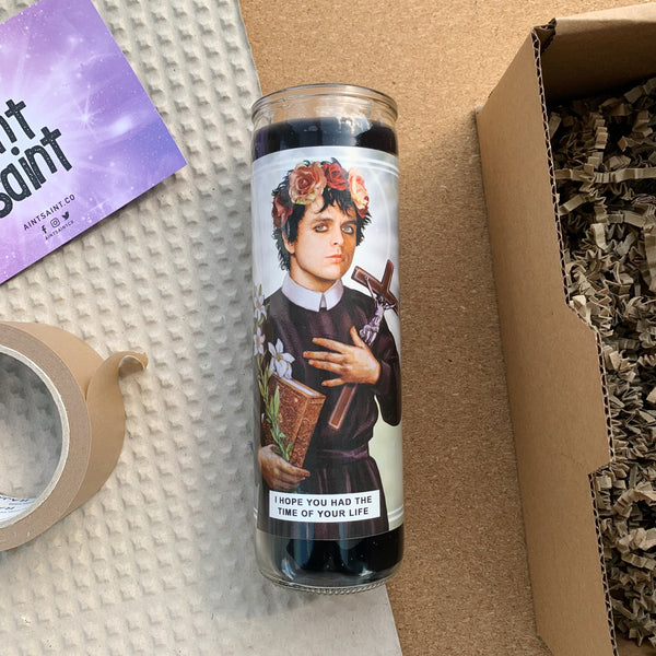 Saint Billie Joe Armstrong | Green Day Prayer Candle