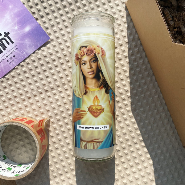 Saint Beyonce Prayer Candle