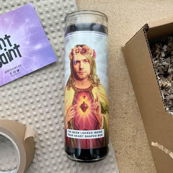 Saint Kurt Cobain Prayer Candle