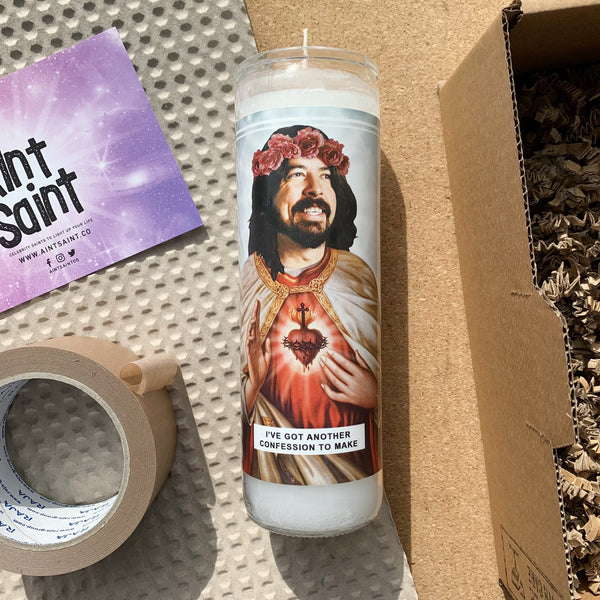 Saint Dave Grohl Prayer Candle