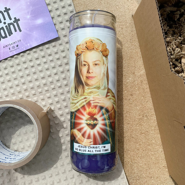 Saint Phoebe Bridgers Prayer Candle