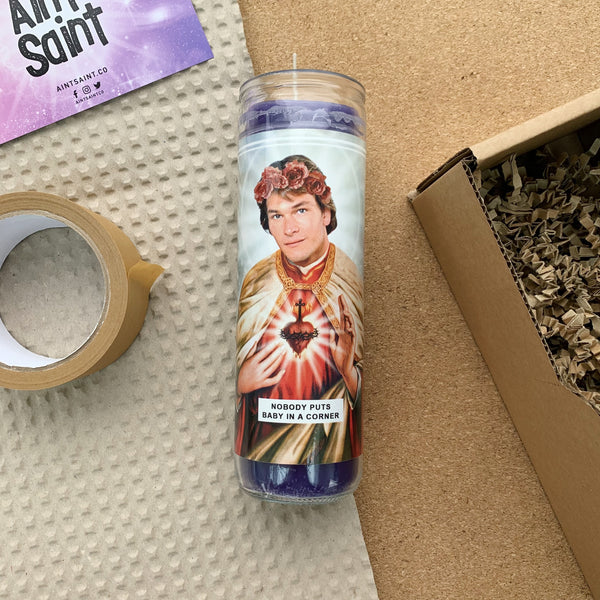Saint Patrick Swayze | Johnny Castle | Dirty Dancing Prayer Candle