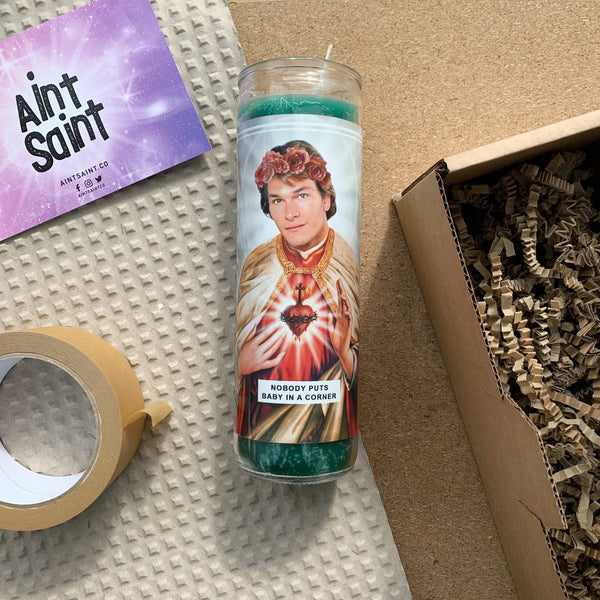 Saint Patrick Swayze | Johnny Castle | Dirty Dancing Prayer Candle